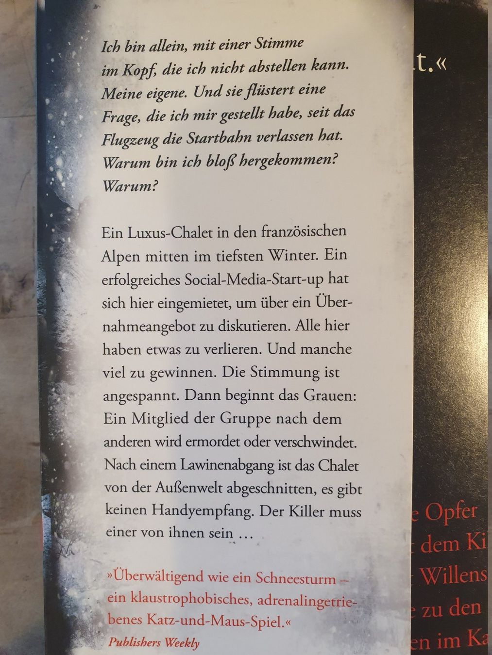Bücher: Das Chalet Ruth Ware DTV – Gebraucht aus Zürich von loosebone 1