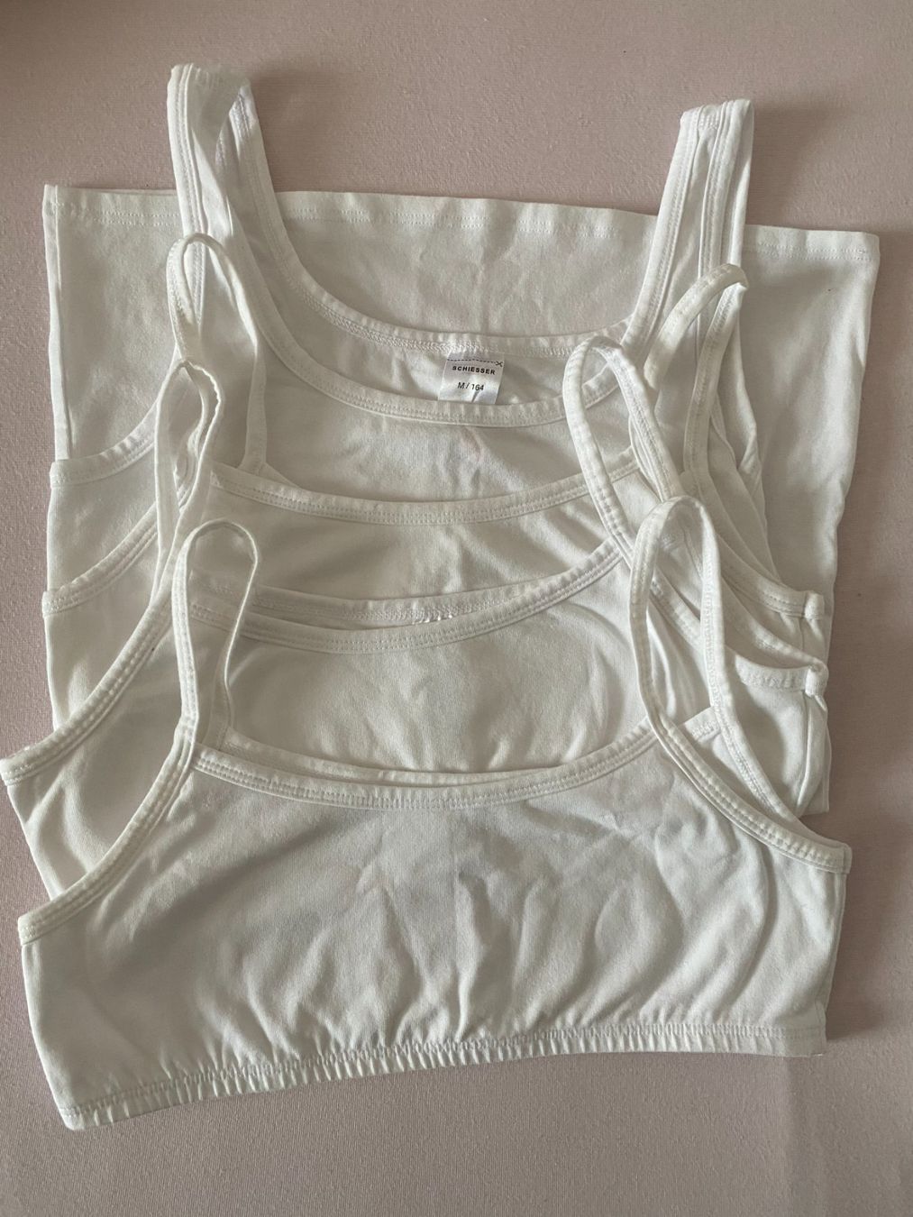 Schiesser Biancheria intima: NEU Mädchen-Bustier 3er-Pack von Schiesser – Nuovo (secondo la descrizione) da Winterthur venduto da Libra7