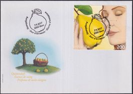 2017, Nr.1646A (Blockausschnitt) auf FDC, tadellos sauber.