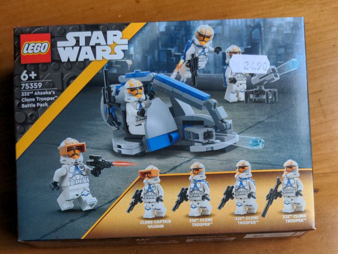 Lego Spielzeuge: LEGO Star Wars 332nd Ashoka's clone trooper battle pack – Neu und originalverpackt aus Olten von magneto