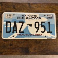 🇺🇸 U.S. Autoschild, Oklahoma DAZ 951 - ORIGINAL