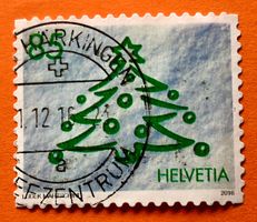 Nr.1611 Weihnachtsbaum Dauermarken GESTEMPELT 2016   