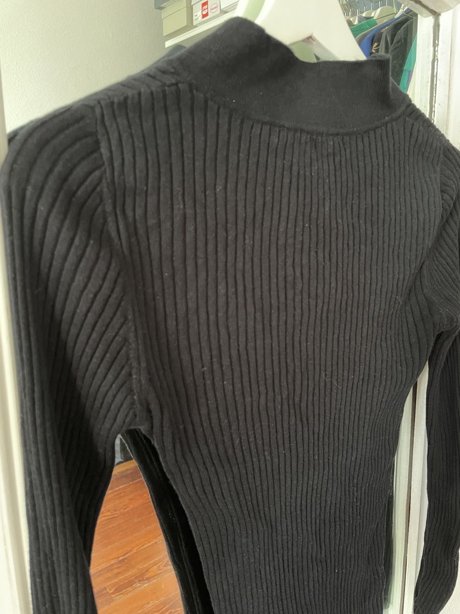 Skunkfunk Pullover & Sweatshirts: SKFK Pullover schwarz Grösse S Rippstrick – Gebraucht aus Bern von Corinn_na 4