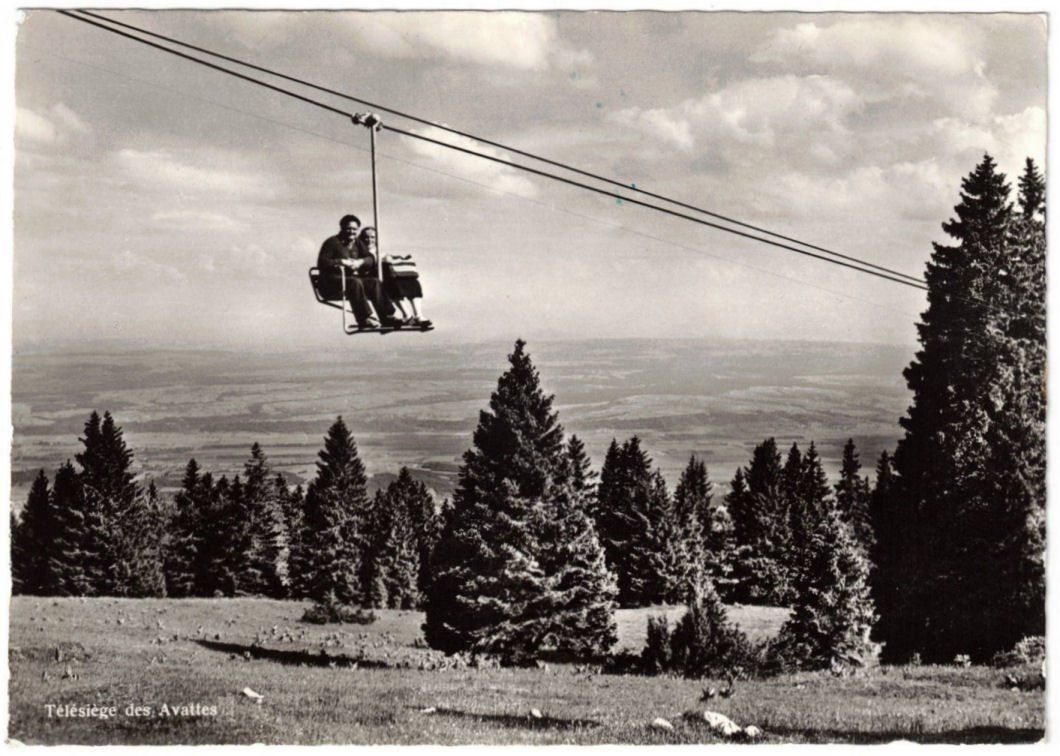 Cartoline postali: Ste. Croix - Sessellift Avattes – Usato da Binningen venduto da Mountainrider