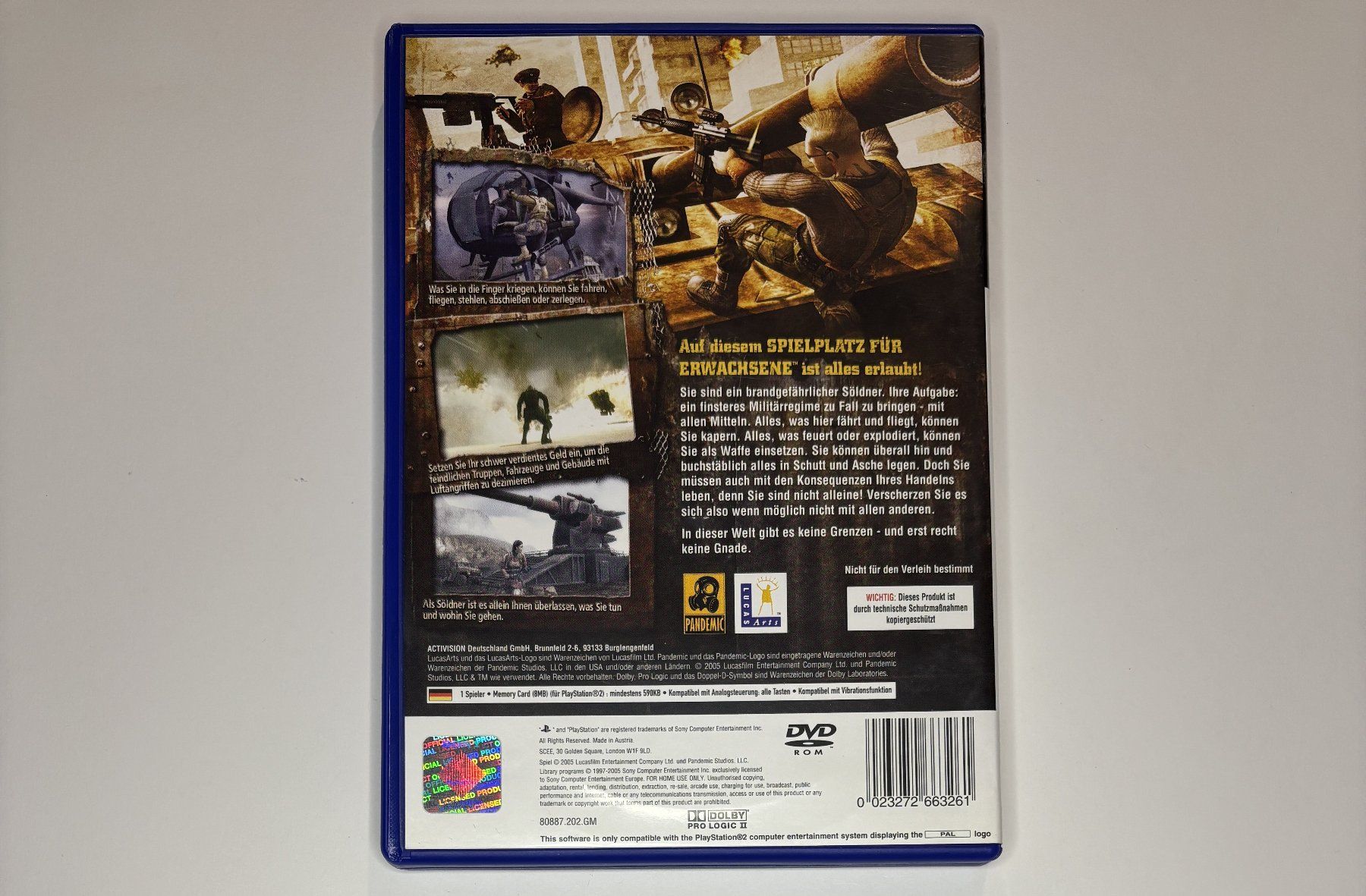 Giochi: PS2 - Mercenaries : Playground of Destruction – Usato da Allschwil venduto da Bullach 2