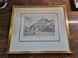 Wunderschöne antike Grafik "Tellskapelle" Kupferstich