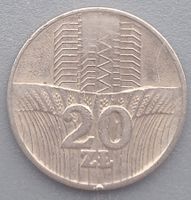 POLEN - 20 Złotych 1974 - RZECZPOSPOLITA LUDOWA - VOLKSREP.