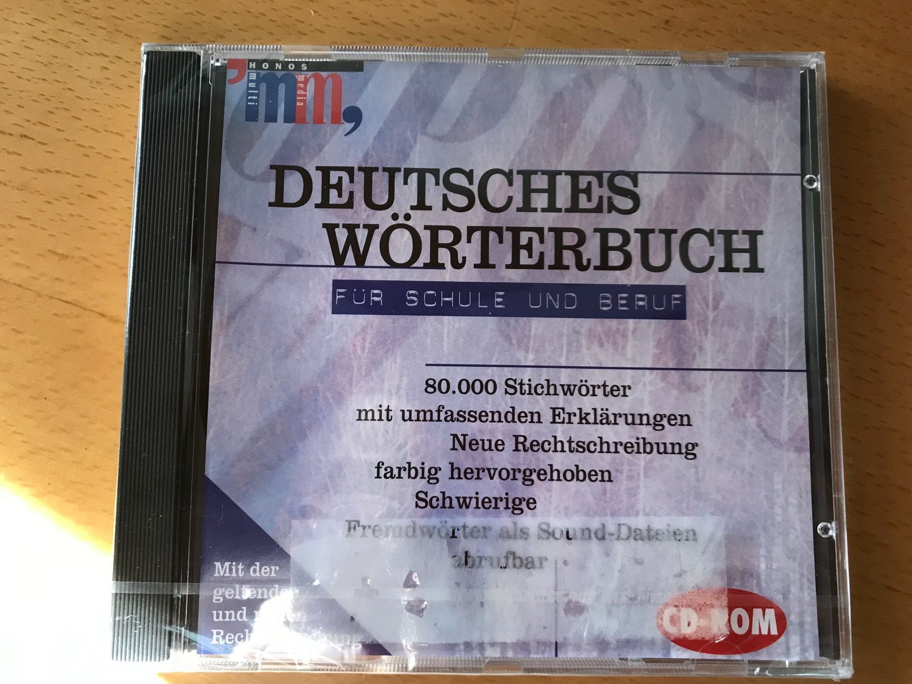 CD & DVD vierges: CD-ROM Deutsches Wörterbuch – Neuf avec emballage d'origine à Meilen par Flockenwirbel
