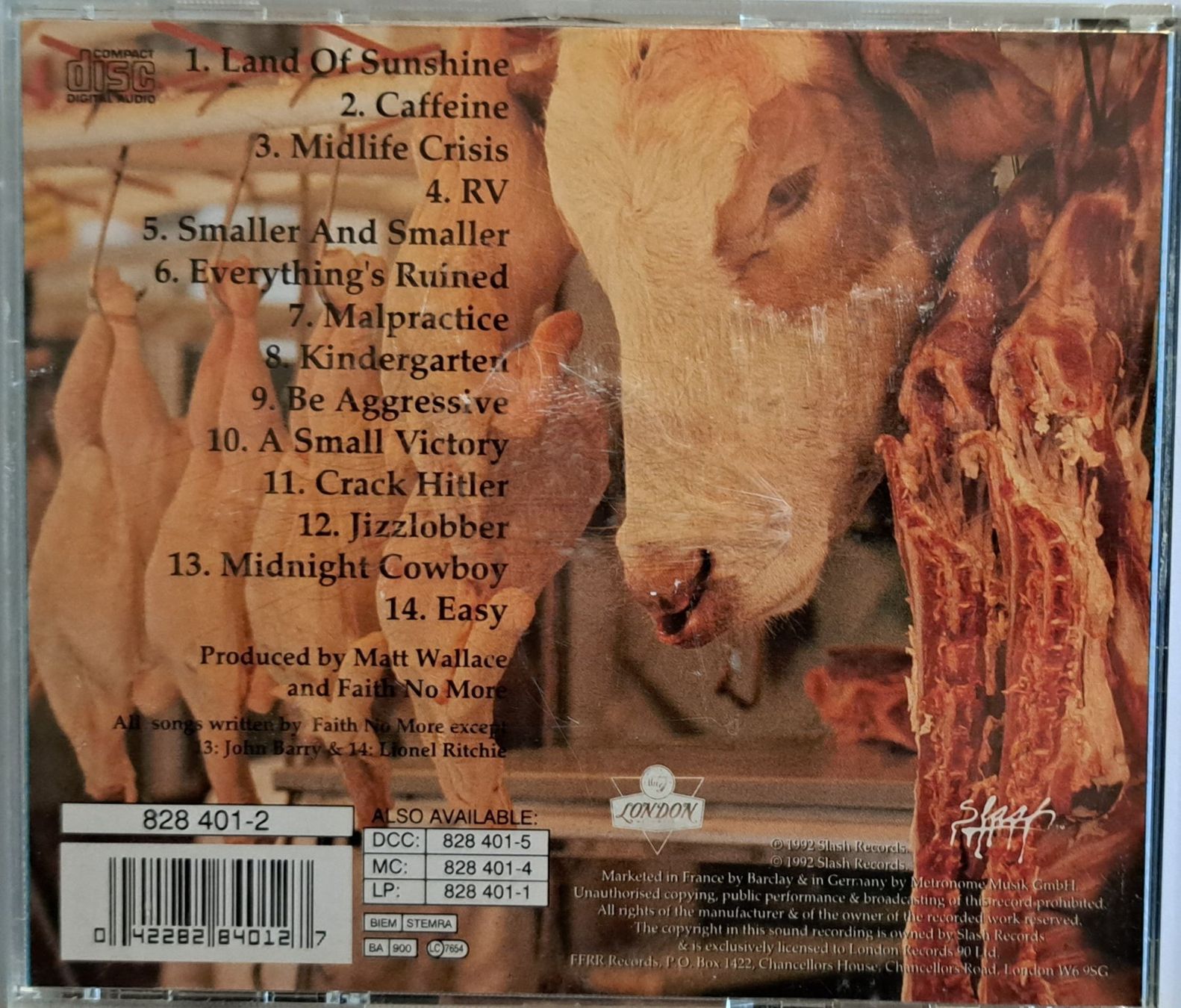 CD: Faith No More - Angel Dust – Usato da Tenniken venduto da mik_6mxg 7