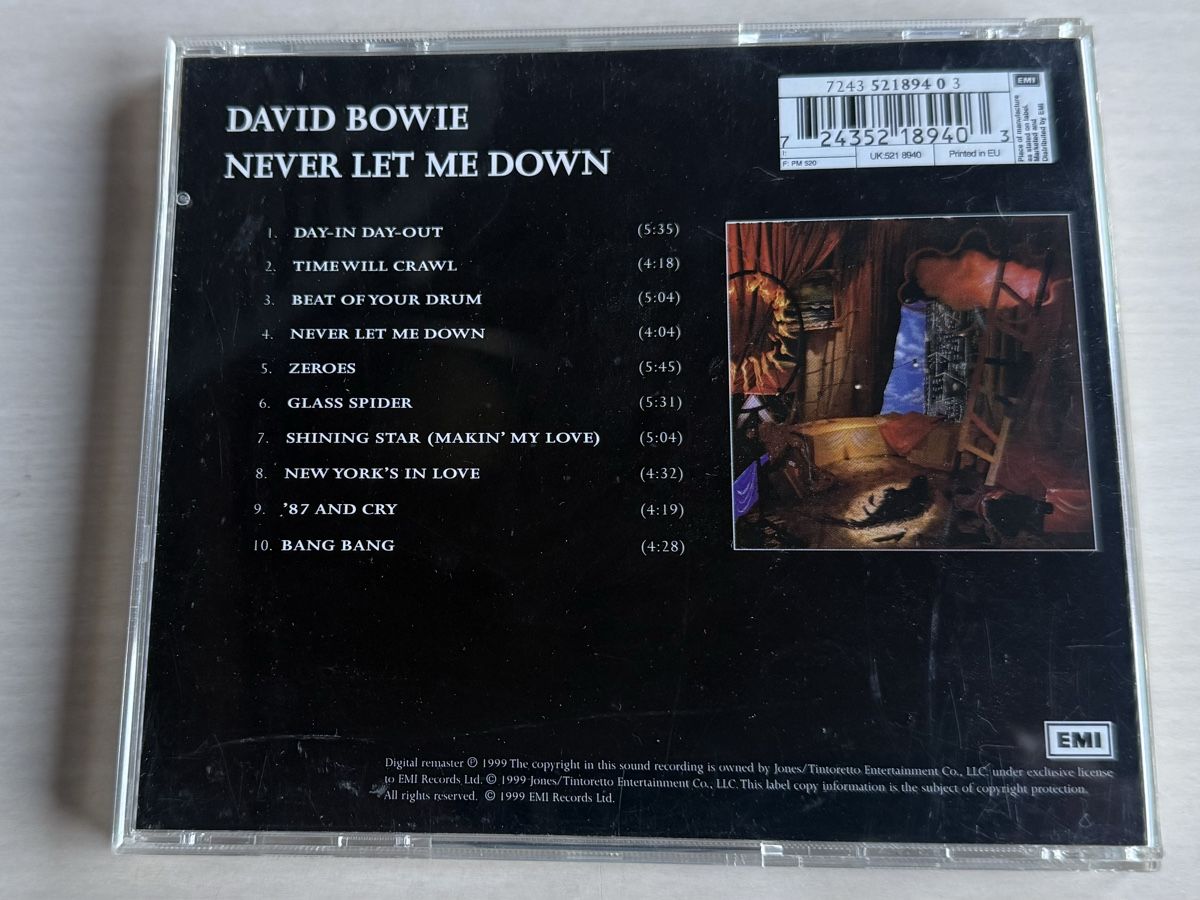 CDs: David Bowie Never Let Me Down CD  – D'occasion à Oberried Brienz par Chyara 1