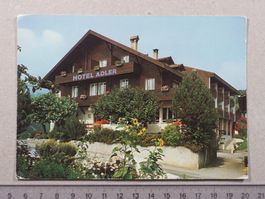 Sigriswil, Werbekarte / Neujahrskarte Hotel Restaurant Adler