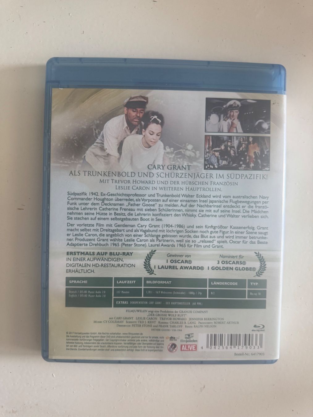 Tutti i DVDs: DER GROSSE WOLF RUFT. (BLU-RAY) MIT CARY GRANT – Usato da Basel venduto da san_2qlq 1