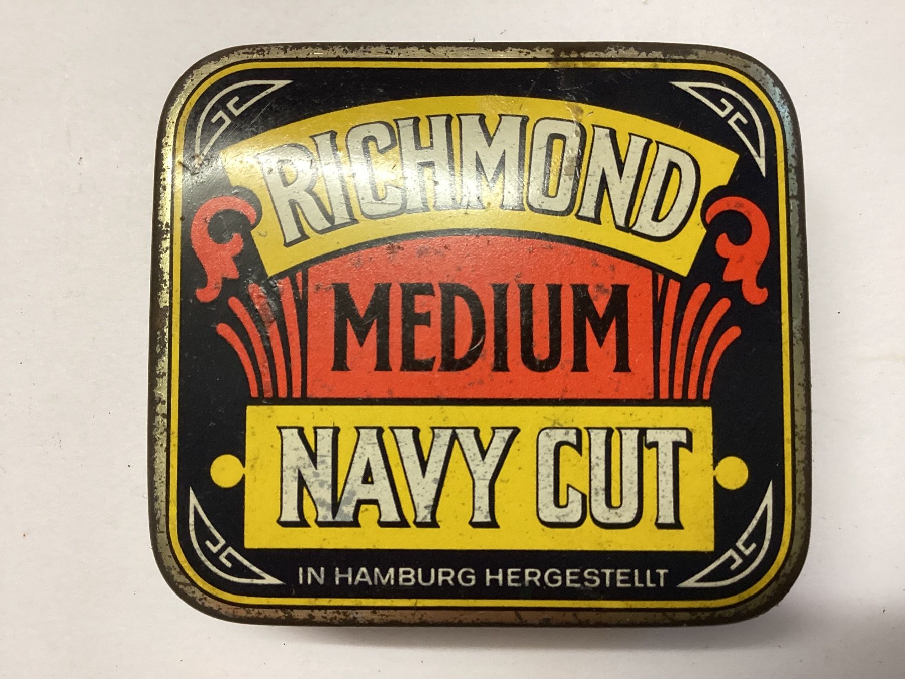 Tabacchi: Alte Tabak Zigaretten Dose Richmond Medium Navy Cut – Usato da Eglisau venduto da mar_5rn2 3