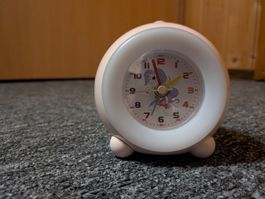 Kinderwecker Einhorn, Lernwecker mit Licht, Top Zustand!