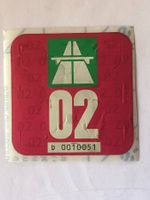 Autobahnvignette 2002