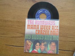 The Runaways 7" Mama Weer All Crazee Now 45 RPM Vinyl 1977