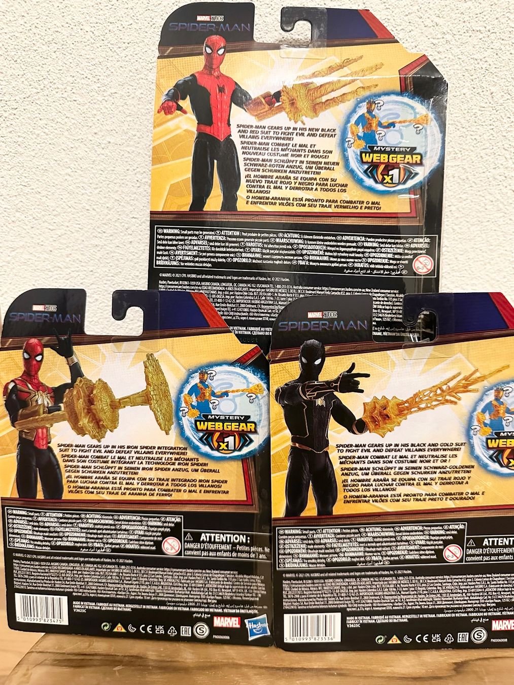 Hasbro Figuren: 3 Marvel Studios SpiderMan Mystery Web Gear neu hasbro 2021 – Neu und originalverpackt aus Baar von Mic_vL 4