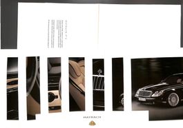 MAYBACH 57 S Katalog 2004 (Mercedes) (8 Tafeln) WIE NEU