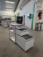 4x USM Korpus /Container gebraucht, 3 Schubladen, grau