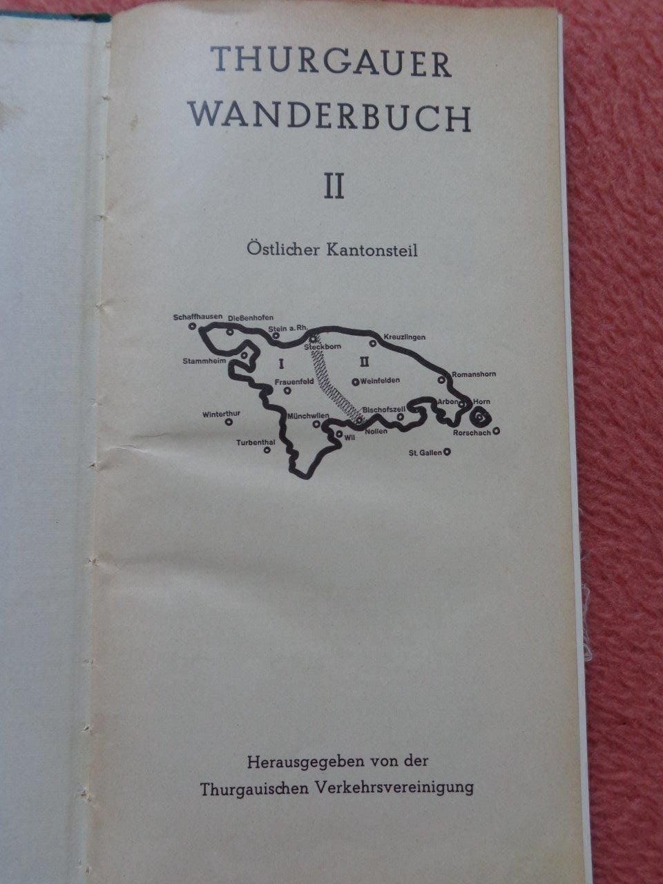 Libri: Thurgauer Wanderbuch II – Usato da Pfäffikon / ZH venduto da Pefkadett 1