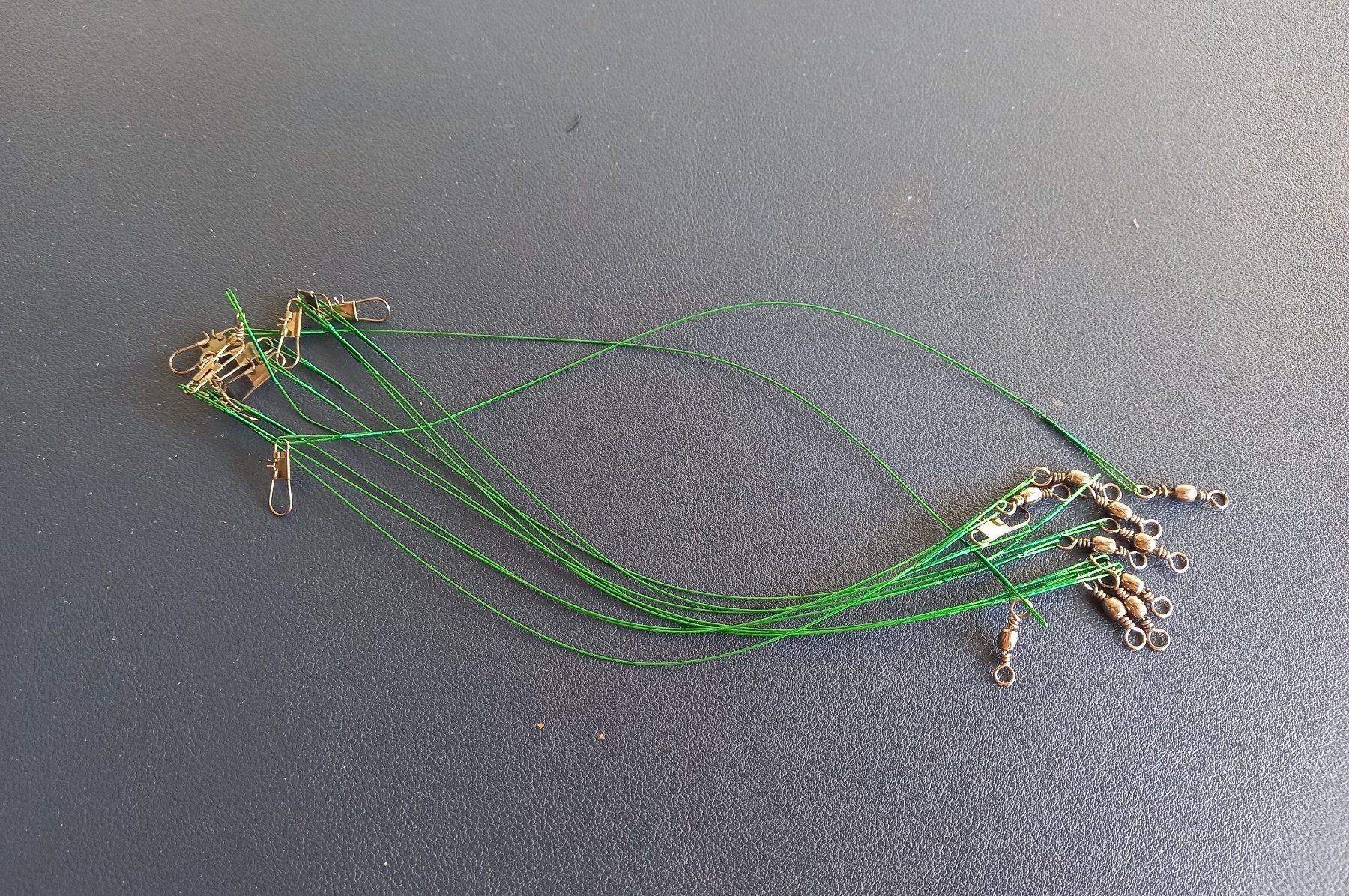 200x Angelschnur Antibiss 15cm - Ligne de pêche anti-morsure (Neuf avec ...