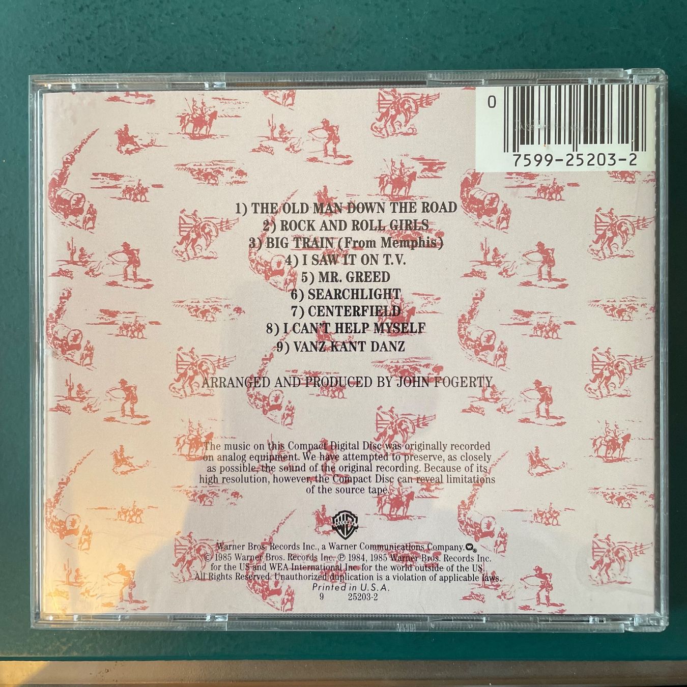 CD: JOHN FOGERTY CCR-CENTERFIELD – Usato da Rorschacherberg venduto da CD-Roli 1