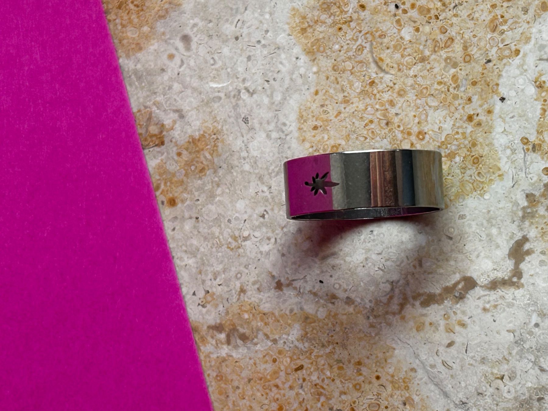 Ringe: Edelstahlring mit Stern (grösse 58) – Gebraucht aus Dittingen von Bijoubelle 8