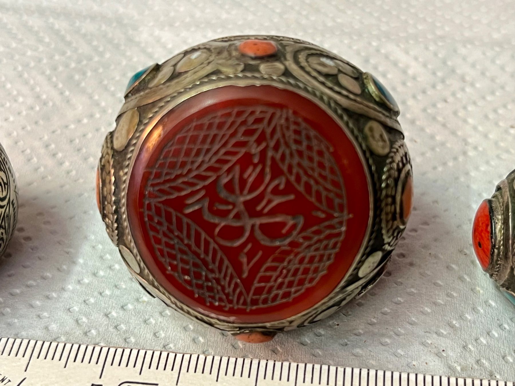 Anelli: 3 Siegelringe Silber – Usato da Kandergrund venduto da honey-art_and_more 2