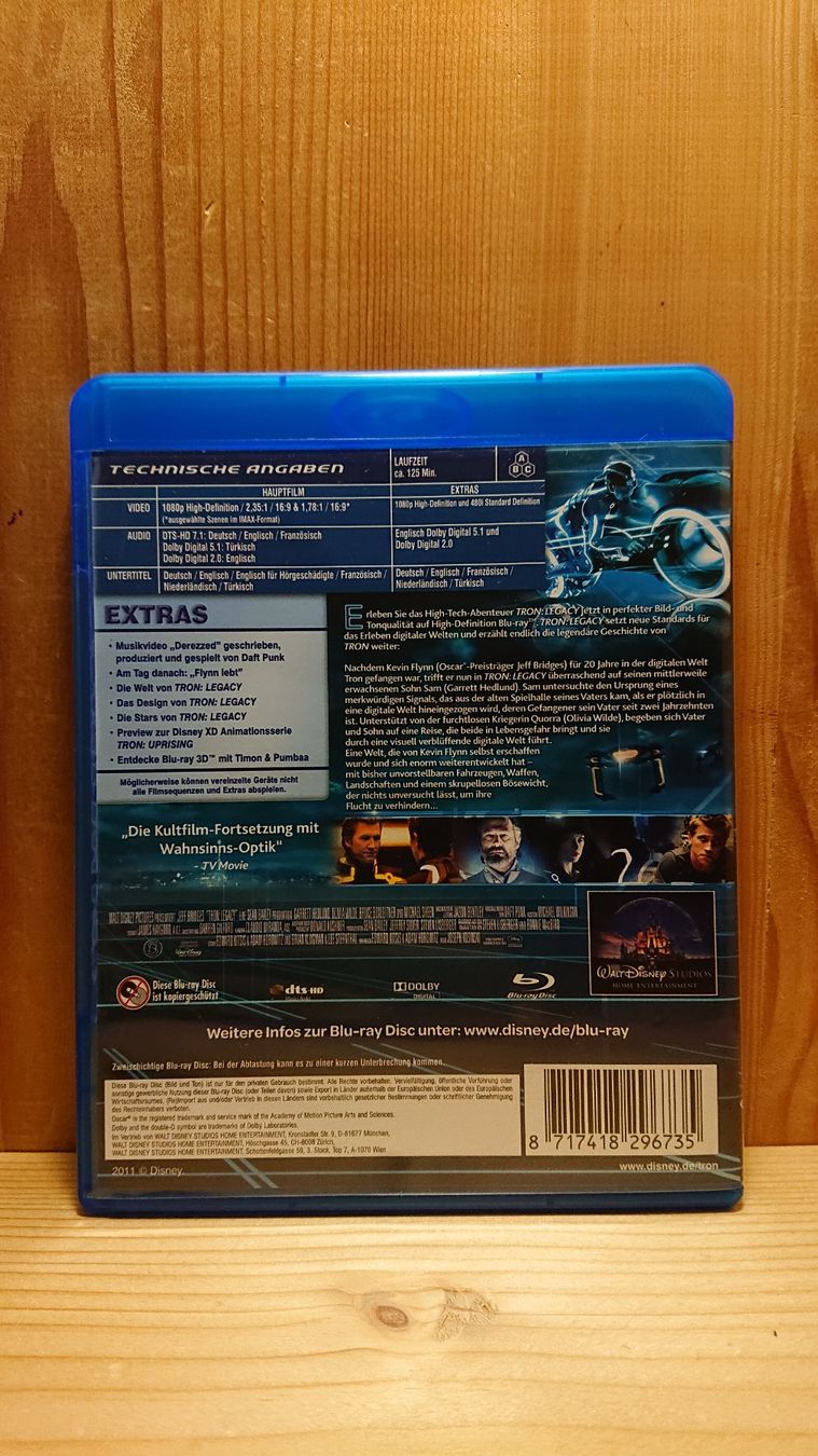 Tutti i DVDs: TRON LEGACY Blu-Ray Disney – Usato da Wilderswil venduto da Exebub 1