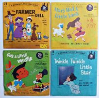 DISNEYLAND LOT OF 4 RECORD FOR CHILDREN ENGLISH VINYL 197O'S