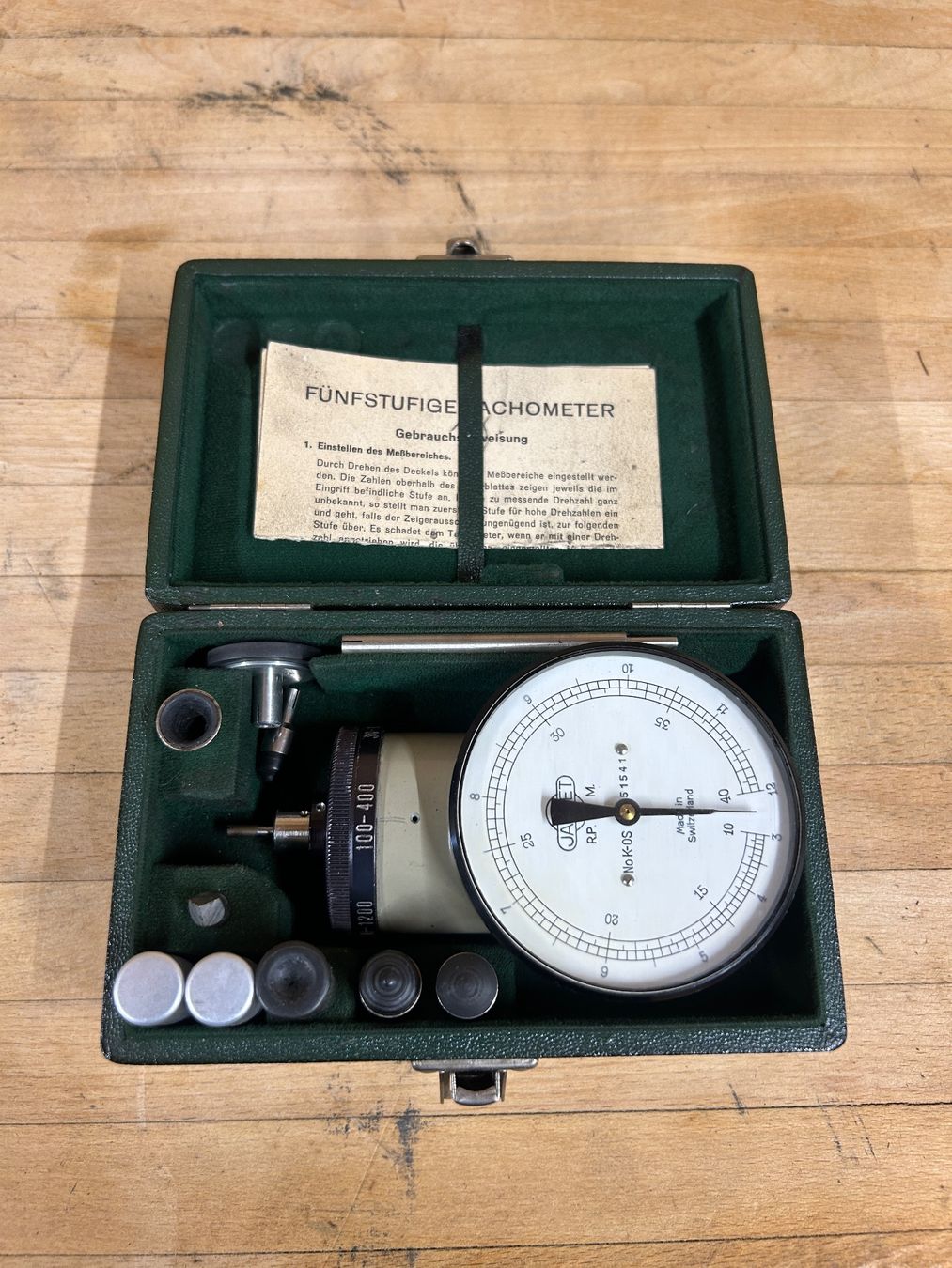 Misurare: Tachometer JAQUTE Lehrwerkstätte – Usato da Rothenfluh venduto da BitterlinPartner 2