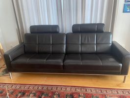 Exklusives Ledersofa, 4-Sitzer, NP Fr 10000, Verkauf Fr 2500