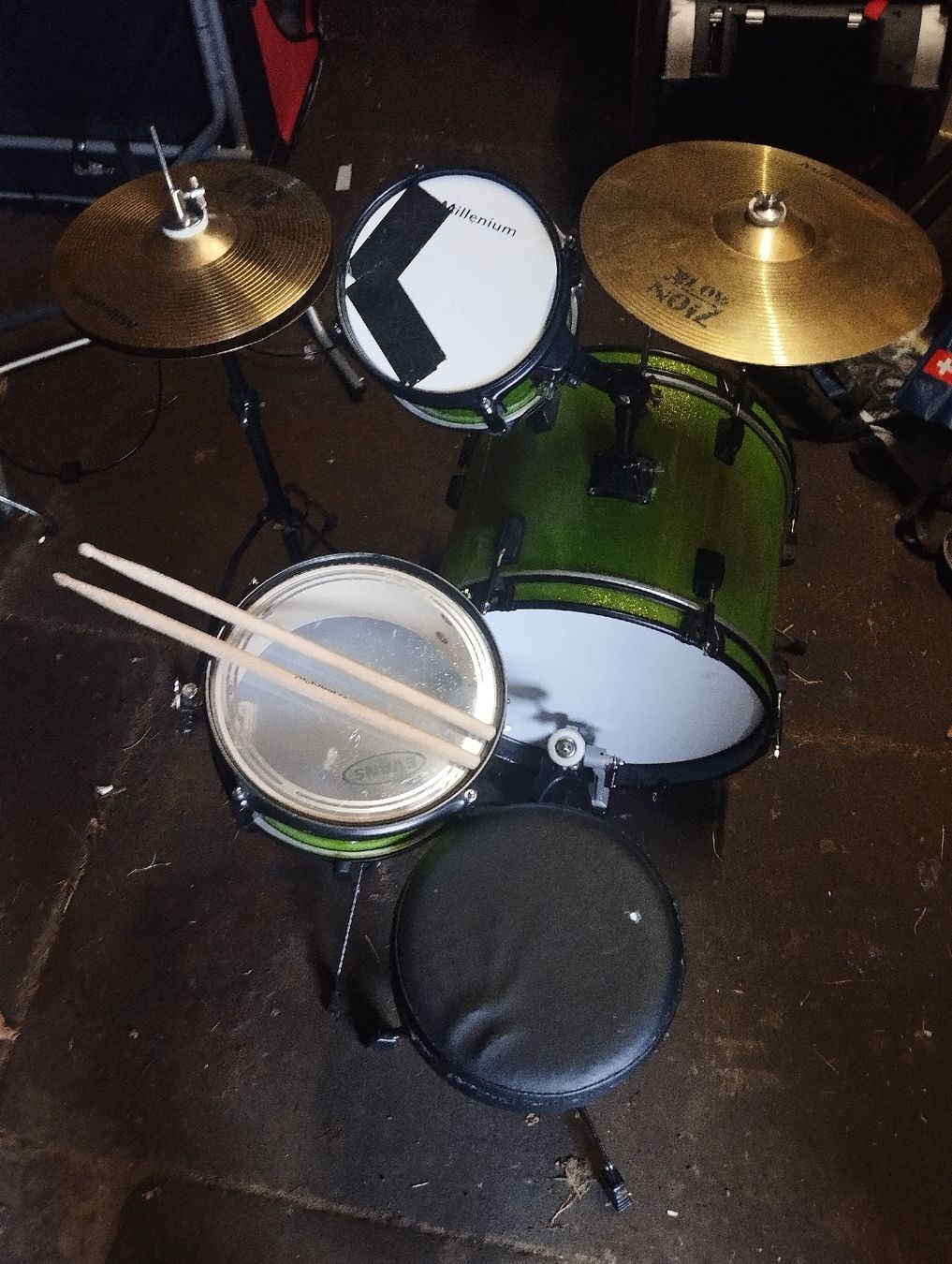 Musikinstrumente: Millenium Drum Kit Schlagzeug – Gebraucht aus Heitenried von Chris351 2