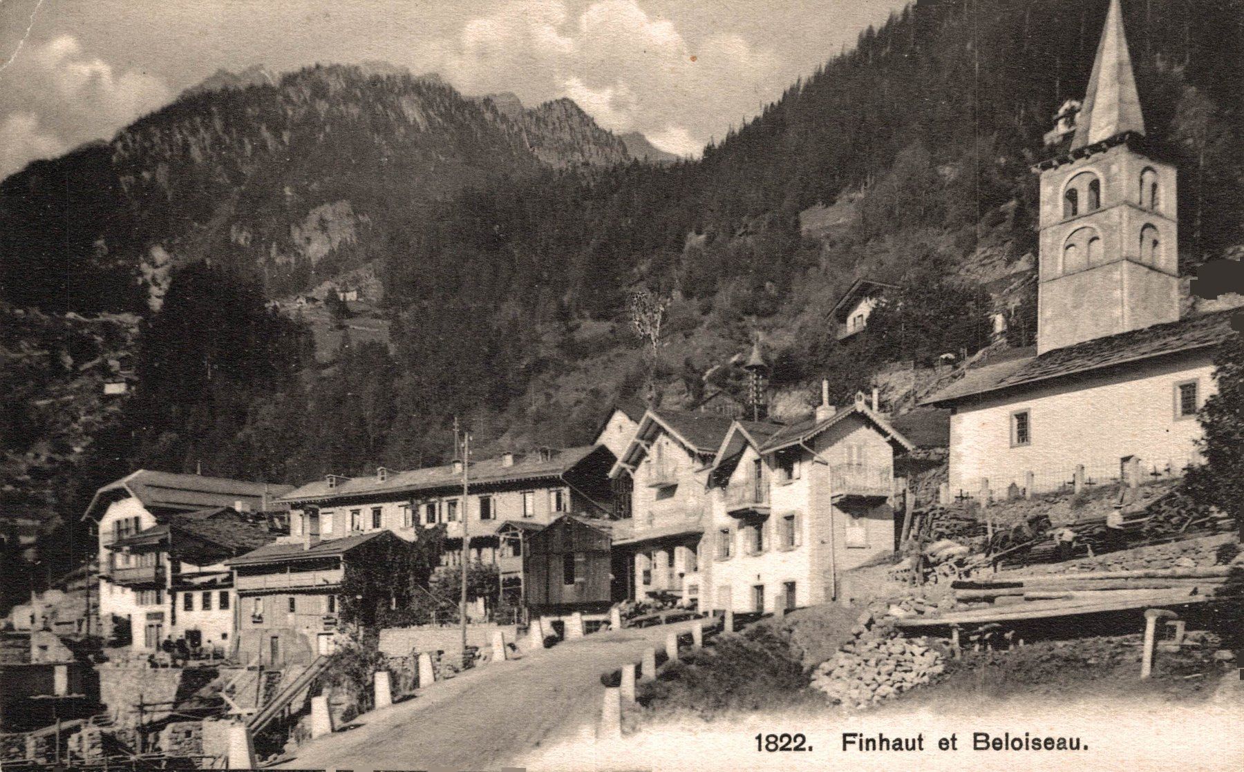 Cartoline postali: Finhaut et Beloiseau – Usato da Bronschhofen venduto da Astore