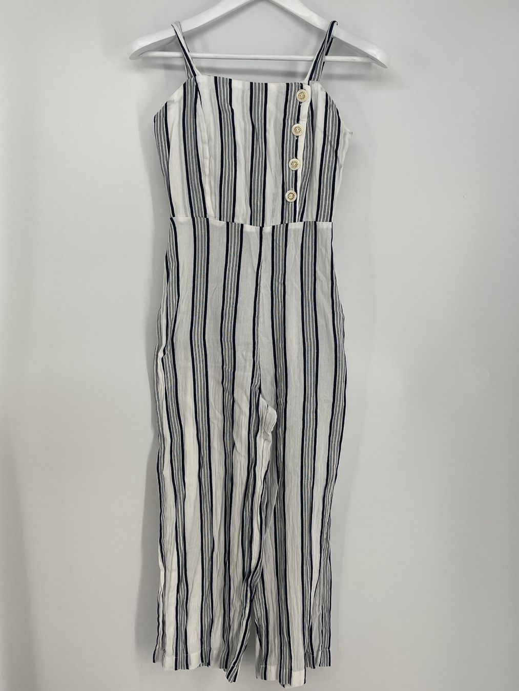 Tute: Luftiger Jumpsuit Gr. S gestreift – Difettoso da Auenstein venduto da moin.