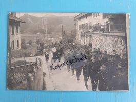 Militär / AK Foto Soldaten 1. Weltkrieg gel. Vallorbe