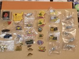 Pin seltene Vintage Pin's Sammlung Abzeichen 33 x
