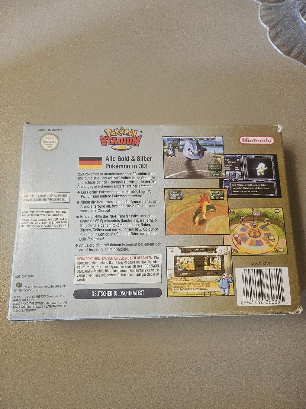 Nintendo Giochi: Pokemon Stadium 2 N64, Komplett mit Anleitung – Usato da St. Gallen venduto da Cocos_Ricardo 2