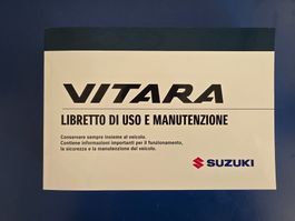 Libretto di uso e Manutenzione Suzuki Vitara 2025