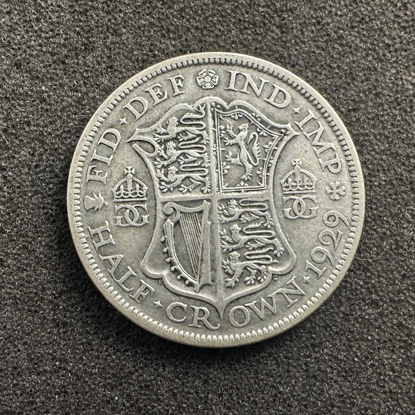 Tutti le monete: 1/2 Crown Silber England 1936 – Usato da Reitnau venduto da tb-muenzen