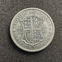 1/2 Crown Silber England 1936