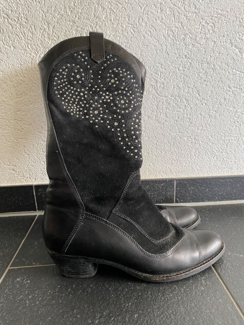 Högl Damenschuhe: Cowboystiefel mit Swarovski Steinen – Gebraucht aus Lützelflüh-Goldb von flu_q9tg
