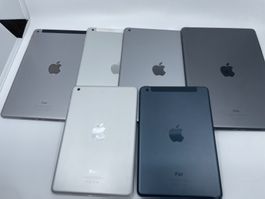 Lot von 6 Apple iPads (Air, mini, 5. Gen) mit iCloud-Sperre