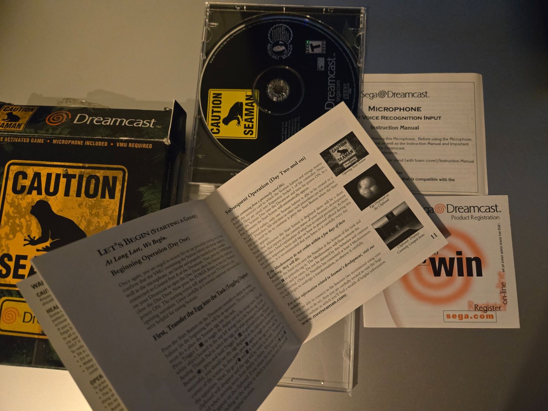 Sega Giochi: SEAMAN, DREAMCAST - Sehr Selten mit Mikrofon – Usato da Basel venduto da noah27 4