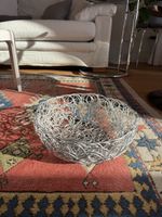 Alessi Obstschale Nuvem Silber Korb Früchteschale Campana