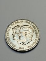 Piece commémorative Prince Charles Lady Diana 1981 