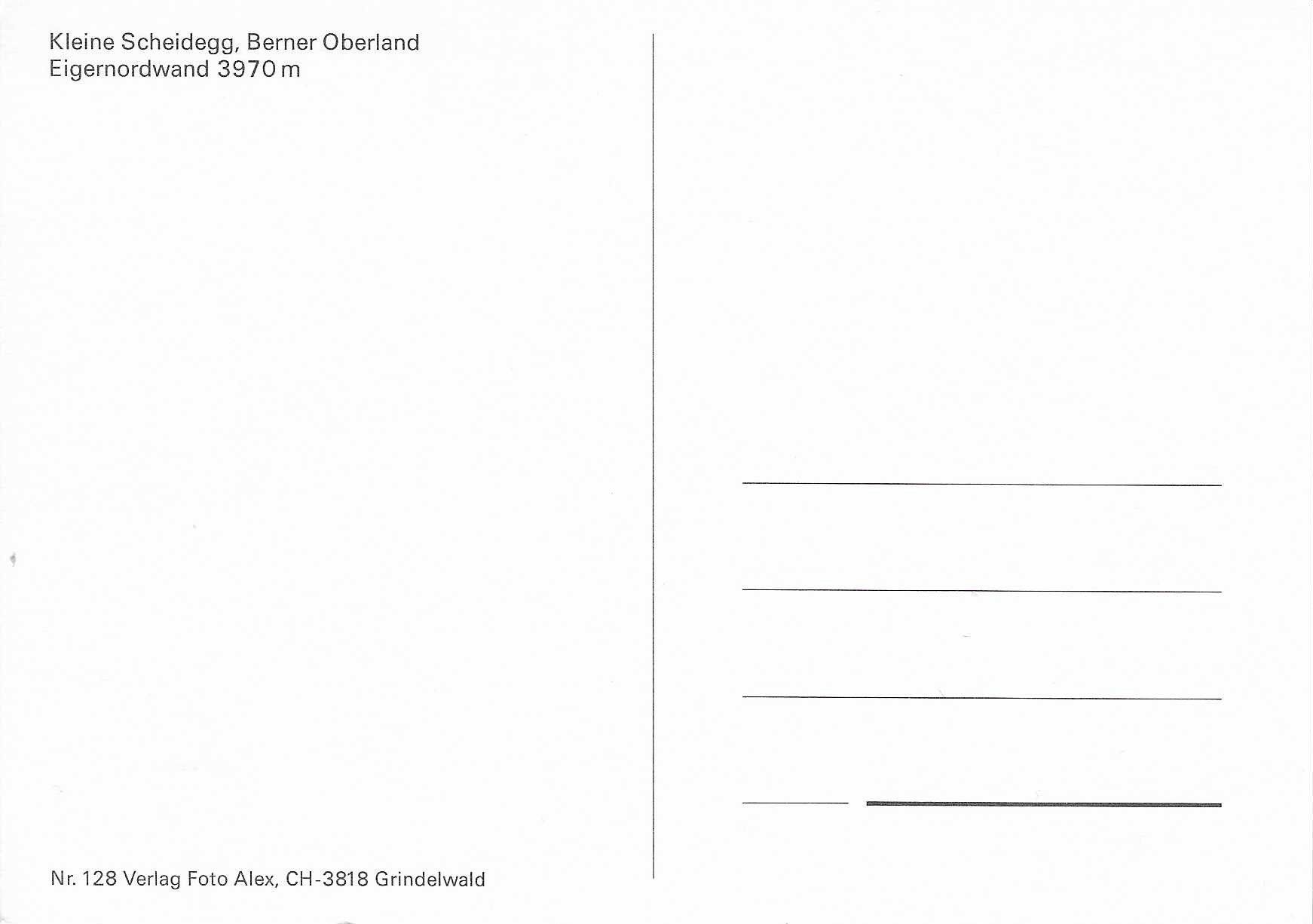 Cartoline postali: Kleine Scheidegg Eigernordwand – Nuovo (secondo la descrizione) da Rothrist venduto da Stranglehold 1