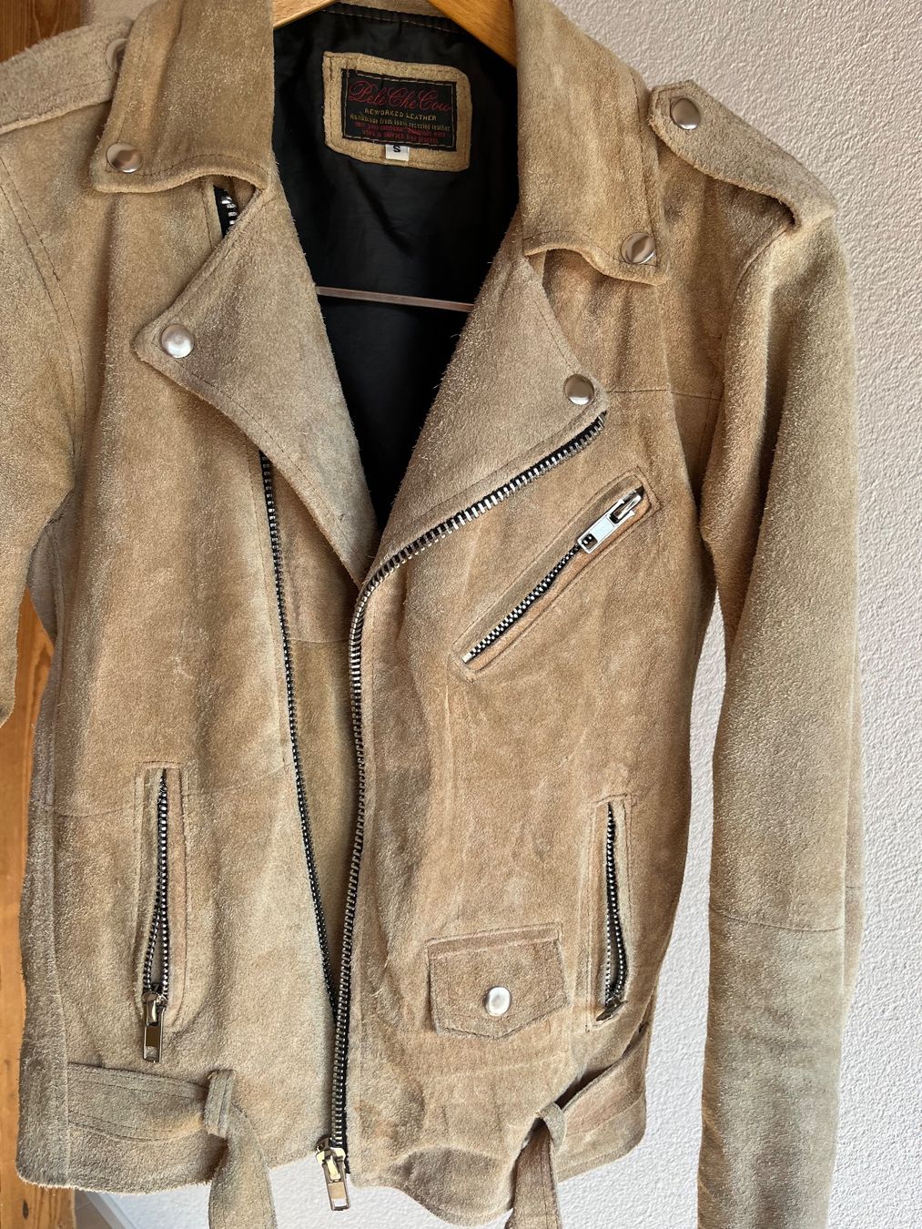 Giacche: Pele Che Coco Wildlederjacke,  Gr. S, 100% reworked leather. – Usato da Langrickenbach venduto da jos_65lj 5