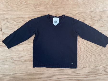 Zara Pullover Gr. 104 Bio-Baumwolle / Sweatshirt Blau