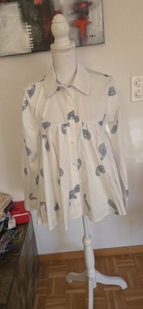 Weisses bluse von Zeta Otto Studio, Grösse M